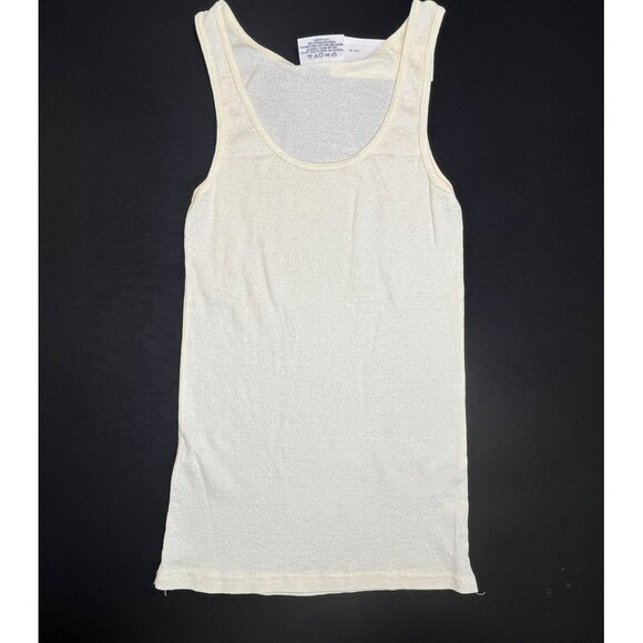 Michael Stars Tops - Michael Stars Womens One Size Boho Chic Preppy Cream Sleeveless Tank Top USA